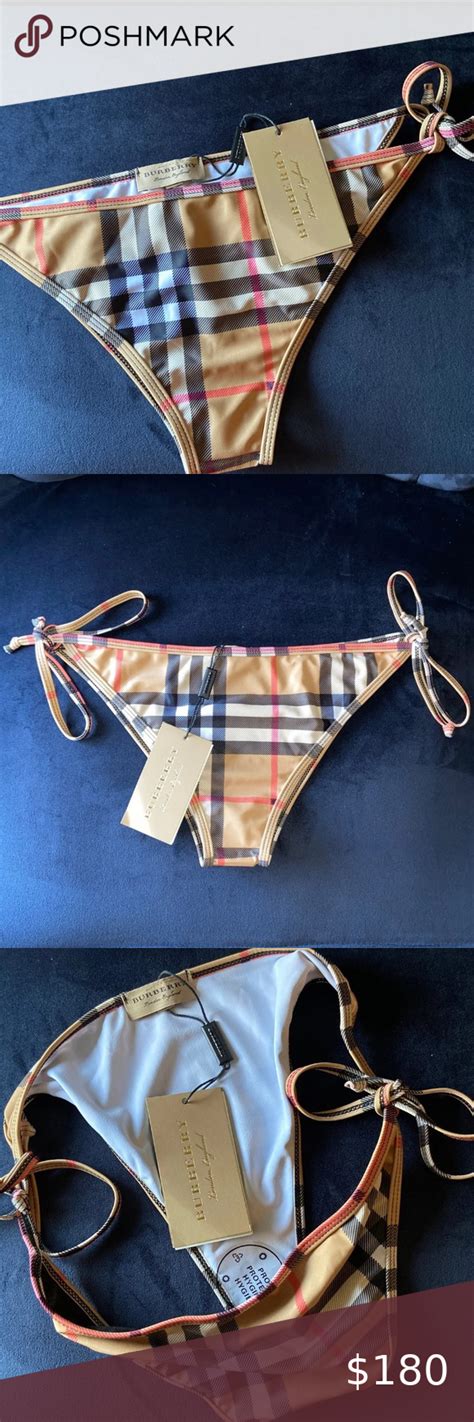 burberry plaid bikini